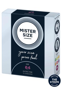 MISTER SIZE 64mm Condoms 3pcs SCALA