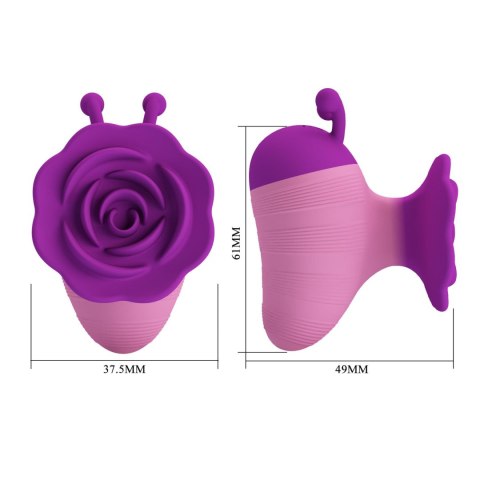 Pretty Love Bumble Bee - Vibrating Finger Stimulator Pink/Purple Baile - Boys of Toys Sp. z. o.o. (dystrybutor)