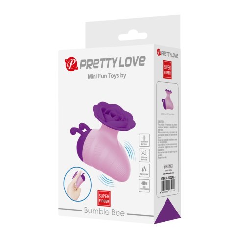 Pretty Love Bumble Bee - Vibrating Finger Stimulator Pink/Purple Baile - Boys of Toys Sp. z. o.o. (dystrybutor)