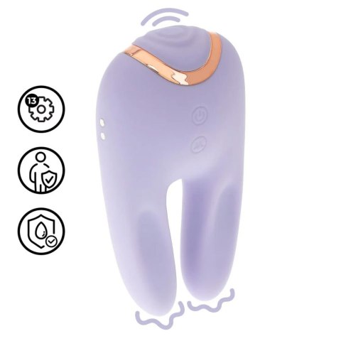 Bonnie - Double-ended Tapping Vibrator - Lavender SHOTS