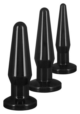 Zestaw eleganckich korków analnych Best Butt Buddies – Czarny