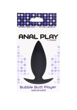 Zaawansowany Korek Analny Bubble Butt Player w eleganckiej czerni