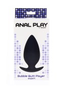 Zaawansowany Plug Analny Bubble Butt Expert – Elegancka Czerń