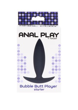Elegancki korek analny Bubble Butt Player Starter – czarny