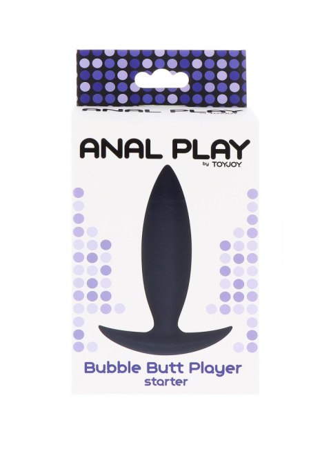 Elegancki korek analny Bubble Butt Player Starter – czarny