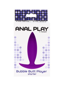 Fioletowy Korek Analny Bubble Butt Player Starter