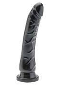 Realistyczne Dildo 'Get Real' 8 cali – Głęboka Czerń