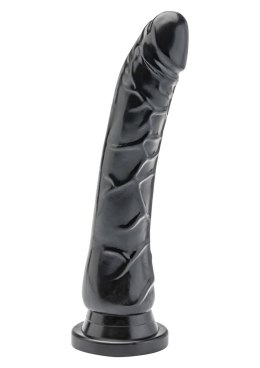 Realistyczne Dildo 'Get Real' 8 cali – Głęboka Czerń