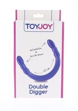 Double Digger – Podwójne Dildo 45 cm Fioletowe