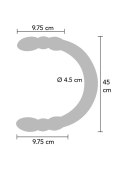 Double Digger – Podwójne Dildo 45 cm Fioletowe
