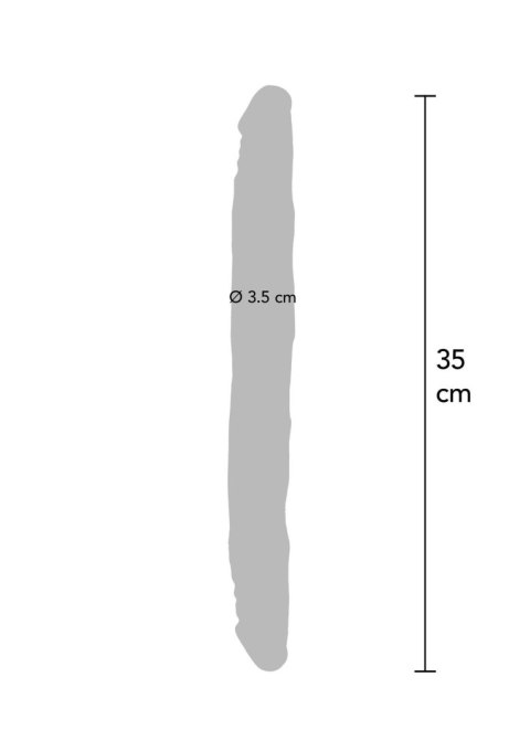 Dildo Podwójne Get Real 35 cm – Cielisty Odcień