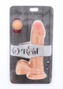 Realistyczne Dildo o Podwójnej Gęstości z Jądrami, 20,5 cm, Cielisty Odcień