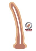 Dildo Dual Density 9 cali - Jasny odcień skóry