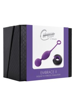 Embrace II Fioletowe Jajko Wibrujące z Pilotem