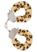 Zmysłowe Kajdanki z Futrem Leopard