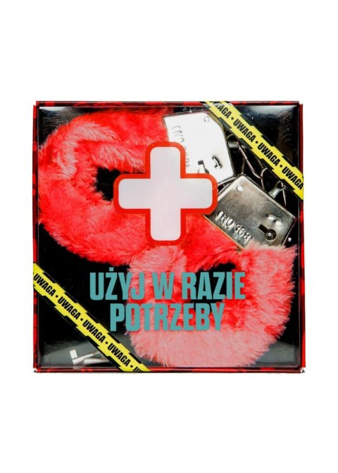 Aksamitne Kajdanki w Gorącej Czerwieni