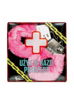 Zmysłowe Różowe Kajdanki z Futerkiem