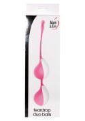 Różowe Kulki Gejszy Teardrop Duo