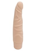 Elegancki Mini Wibrator Slim o cielistym odcieniu
