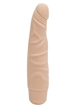 Elegancki Mini Wibrator Slim o cielistym odcieniu