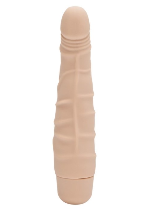 Elegancki Mini Wibrator Slim o cielistym odcieniu