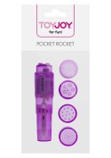 Purpurowy Wibrator Kieszonkowy Rocket