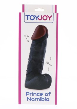Prince Of Namibia: Realistyczne Dildo 20 cm, Głęboka Czerń