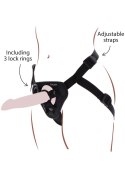 Elegancka Uprząż Strap-On w Kolorze Czarnym