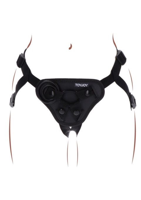 Elegancka Uprząż Strap-On w Kolorze Czarnym