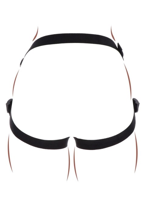 Elegancka Uprząż Strap-On w Kolorze Czarnym