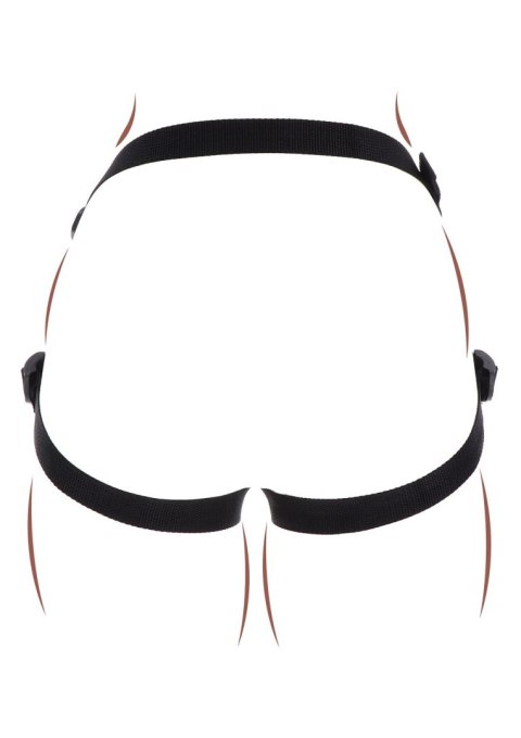 Elegancka Uprząż Strap-On w Kolorze Czarnym