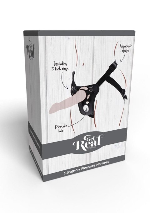 Czarna Uprząż Strap-On Pleasure