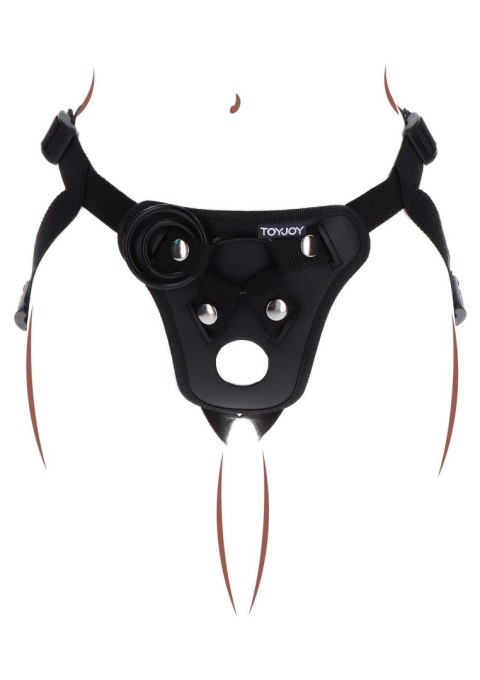 Czarna Uprząż Strap-On Pleasure
