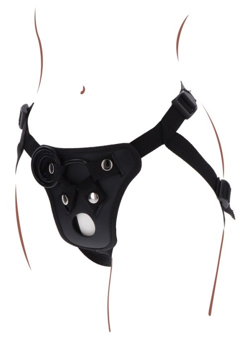 Czarna Uprząż Strap-On Pleasure