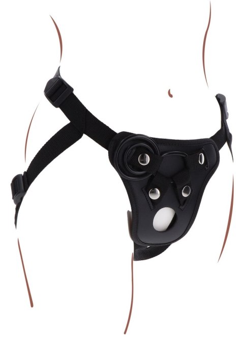 Czarna Uprząż Strap-On Pleasure