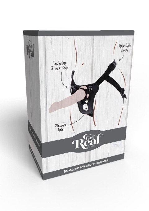 Czarna Uprząż Strap-On Pleasure