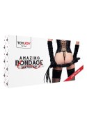 Niesamowity Zestaw Akcesoriów BDSM Bondage - Czarny