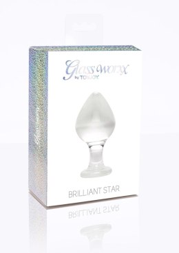 Brilliant Star Przezroczysty Analny Plug