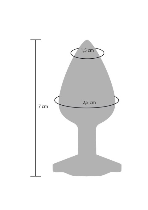 Różowy Diamentowy Klejnot Analny Small