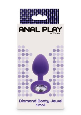 Korek Analny Diamond Booty Jewel Fioletowy