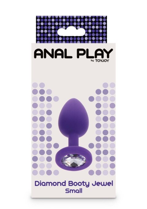 Korek Analny Diamond Booty Jewel Fioletowy