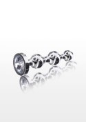 Luksusowy Korek Analny Diamond Star – Srebrny, Duży
