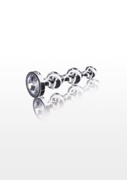 Koraliki Analne Diamond Star Beads Małe Srebrne