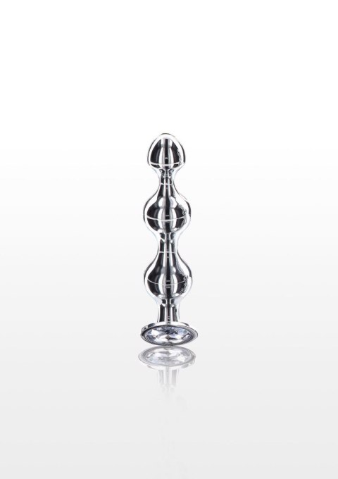 Koraliki Analne Diamond Star Beads Małe Srebrne