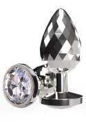 Disco Diamond Plug Srebrny – Rozmiar L
