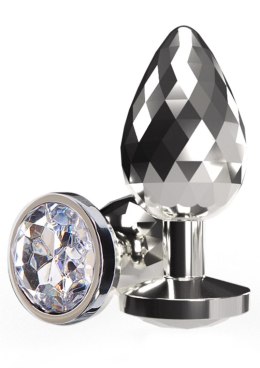 Disco Diamond Plug Srebrny – Rozmiar L