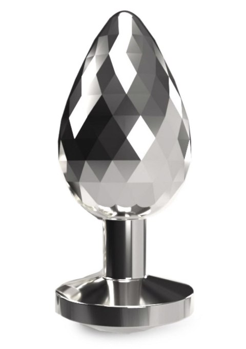 Disco Diamond Plug Srebrny – Rozmiar L