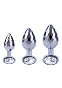 Disco Diamond Plug Srebrny – Rozmiar L