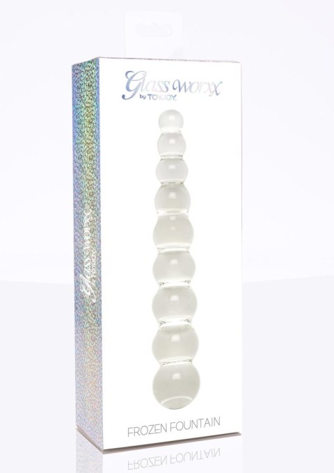 Frozen Fountain Transparentny – Szklany Dildo
