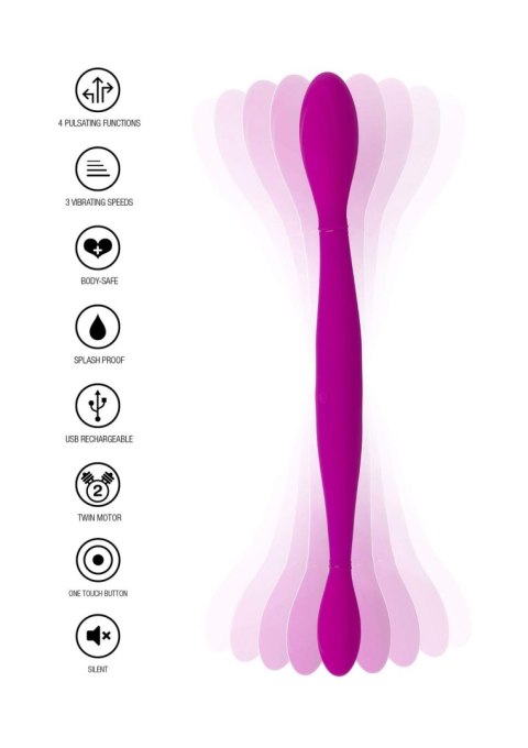 Różowe Podwójne Dildo Infinity